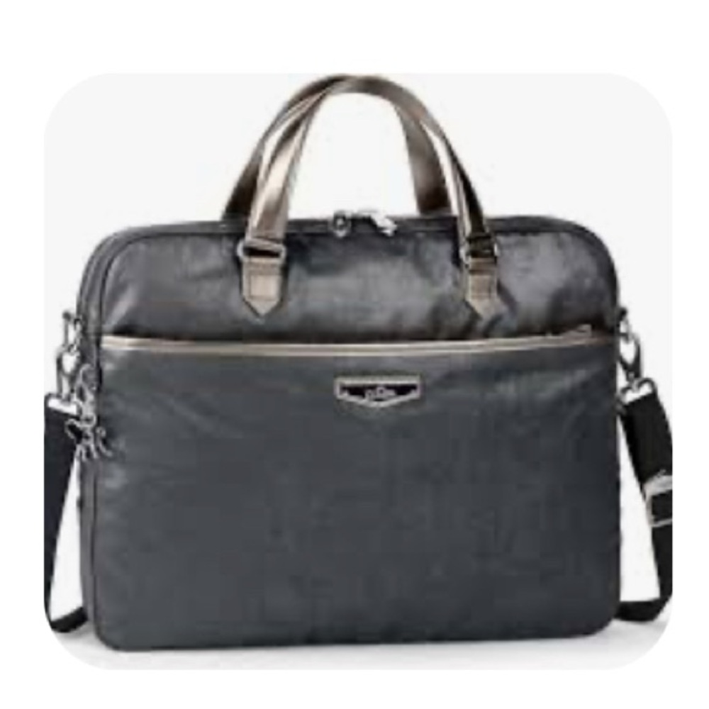 Kipling Leather Laptop Bag Briefcase